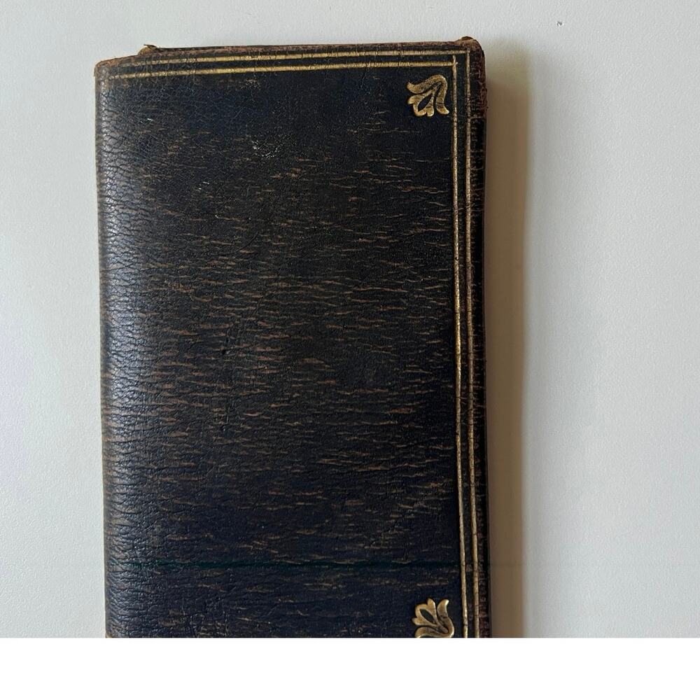 Vintage Leather Wallet, 50s, mid century